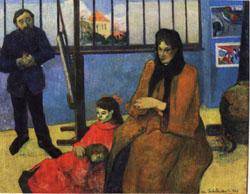 Paul Gauguin The Studio of Schuffenecker(The Schuffenecker Family) Spain oil painting art
